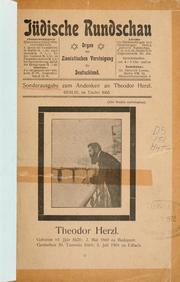 Cover of: Theodor Herzl by Heinrich Loewe, Heinrich Loewe