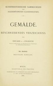 Cover of: Gemälde: Beschreibendes Verzeichniss