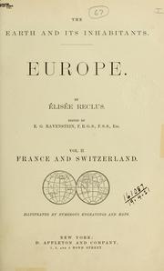 Cover of: The earth and its inhabitants by Élisée Reclus