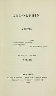 Cover of: Godolphin, a novel by Edward Bulwer Lytton, Baron Lytton