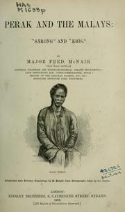 Cover of: Perak and the Malays by John Frederick Adolphus McNair