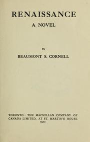 Cover of: Renaissance by Beaumont Sandfield Cornell