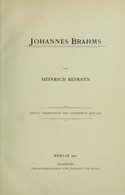 Johannes Brahms by Heinrich Reimann