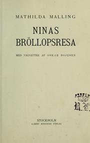 Cover of: Ninas bröllopsresa