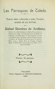 Cover of: Las parroquias de Toledo by Rafael Ramírez de Arellano