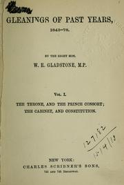 Cover of: Gleanings of past years, 1843-78