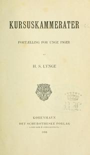 Cover of: Kursuskammerater by H. S. Lynge