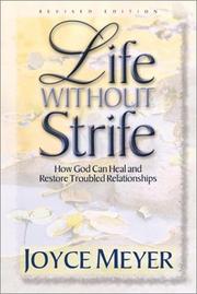 Cover of: Life without strife