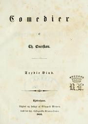Cover of: Comedier