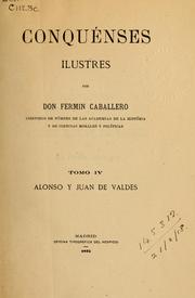 Cover of: Alonso y Juan de Valdés by Fermín Caballero, Fermín Caballero