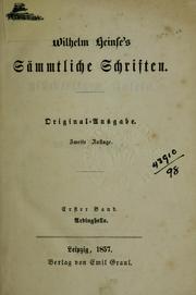 Cover of: Ardinghello, und die glückseligen Inseln: Original-Ausg