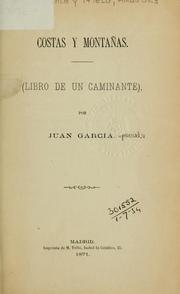 Cover of: Costas y montañas: (libro de un caminante)