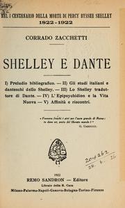 Cover of: Shelley e Dante