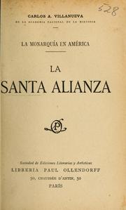 Cover of: La Santa alianza