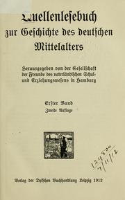 Quellenlesebuch zur Geschichte des deutschen Mittelalters