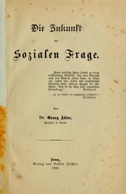 Cover of: Die Zukunft der sozialen Frage