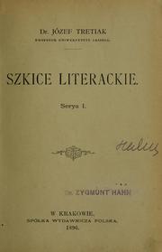Cover of: Szkice literackie: Serya 1.