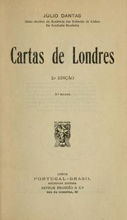 Cover of: Cartas de Londres