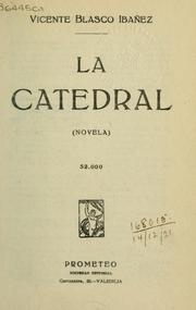 Cover of: La Catedral: Novela