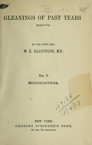 Cover of: Gleanings of past years, 1843-78