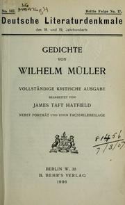 Cover of: Gedichte