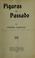 Cover of: Figuras do passado por Pedro Eurico