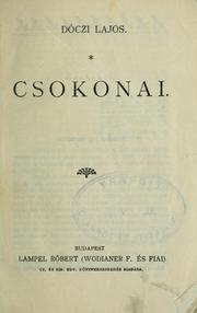 Csokonai by Lajos Dóczi