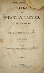 Cover of: Rifle and infantry tactics by William Joseph Hardee