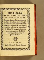 Cover of: Historia tragico-maritima by Bernardo Gomes de Brito