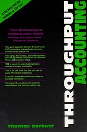 Throughput Accounting by Corbett, Thomas