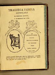 Cover of: Tragedia famosa intitulada La ridiculez andando, ó La medalla de Lopez by José Joaquín de Larriva y Ruiz