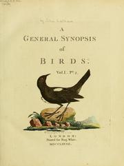 Cover of: A general synopsis of birds