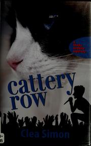 Cover of: Cattery Row by Clea Simon, Clea Simon