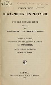 Cover of: Ausgewählte Biographieen