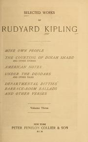 Cover of: Selected works of Rudyard Kipling
