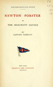 Cover of: Newton Forster by Frederick Marryat