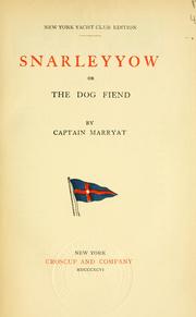 Cover of: Snarleyyow by Frederick Marryat