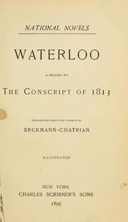 Cover of: Waterloo: a sequel to The conscript of 1813