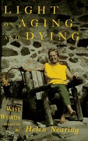 Cover of: Light on Aging and Dying: Wise Words
