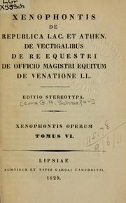 Cover of: Opera by Xenophon