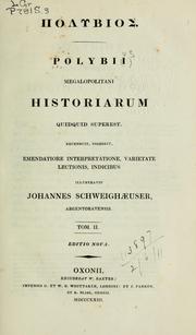 Cover of: Historiarum quidquid superest by Polybius