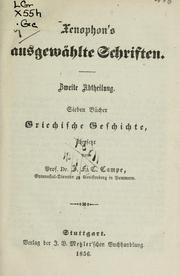 Cover of: Sieben Bücher griechische Geschichte by Xenophon