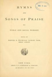 Cover of: Hymns and songs of praise for public and social worship