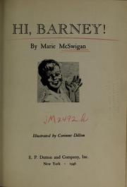 Cover of: Hi, Barney! by Marie McSwigan