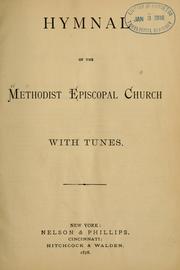 Cover of: Hymnal of the Methodist Episcopal Church