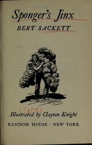 Cover of: Sponger's jinx by Bert Sackett