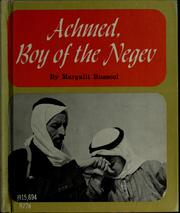 Cover of: Achmed, boy of the Negev by Margalit Banai