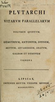 Cover of: Quae supersunt, omnia by Plutarch