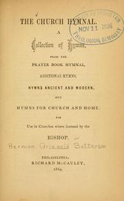 Cover of: The Church hymnal by Hermon Griswold Batterson