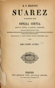 Cover of: R.P. Francisci Suarez ... Opera omnia by Francisco Suárez